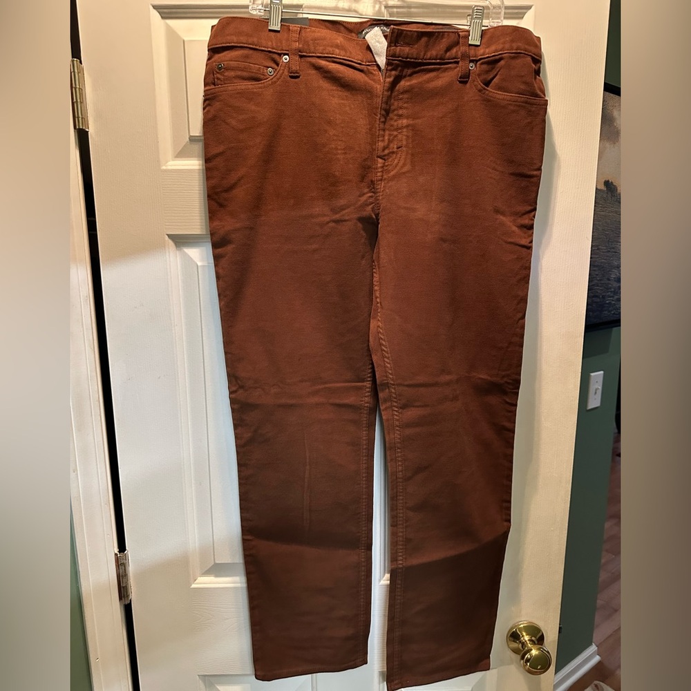 Banana Republic Brushed Traveler Pants Slim Fit 35 x 30